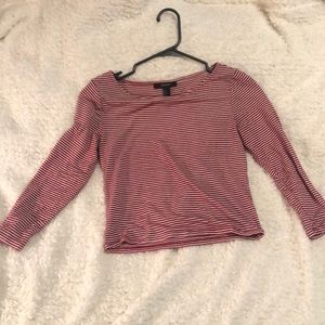 Striped crop top